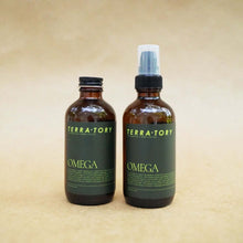 Load image into Gallery viewer, Coriander Seed Omega Body Oil in two stylish bottles, showcasing omega-rich skin nourishment.