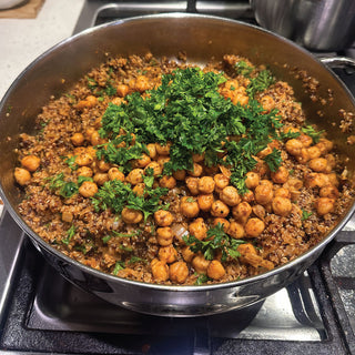 Nourishing Easy Quinoa Chickpea Bowl