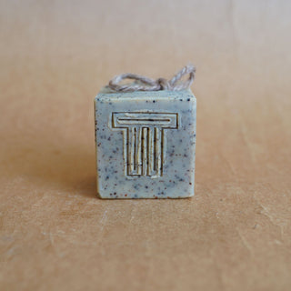 Plantain + Coffee Scrub Soap Cube