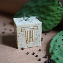 Load image into Gallery viewer, Fresh Cactus + Black Pepper Soap Cube
