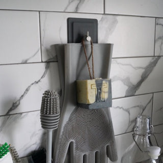 TERRA-TORY adhesive multi-use wall hook hanging soap and gloves