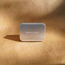 Load image into Gallery viewer, front view of TERRA-TORY Aluminum Travel Soap Case 
